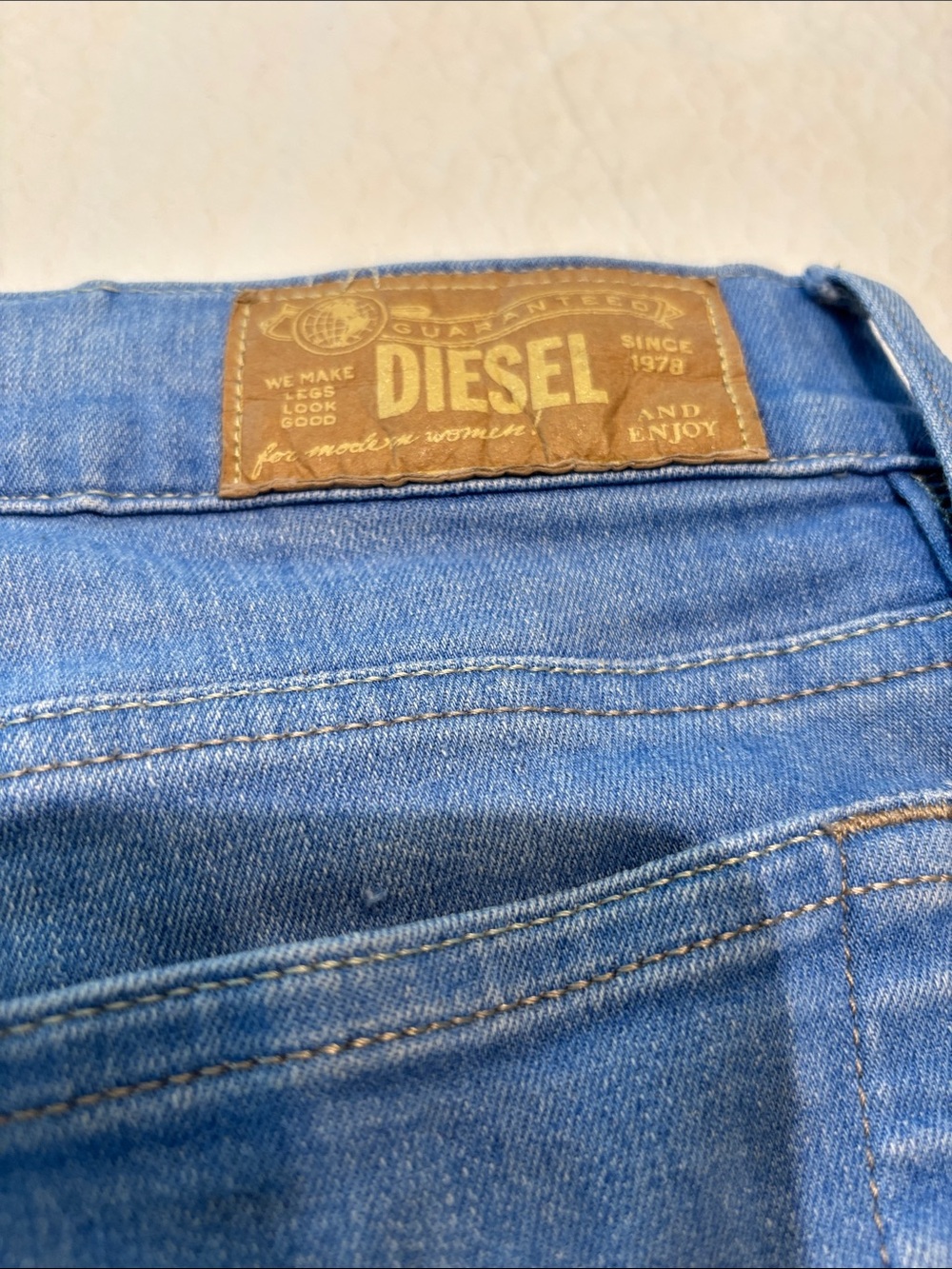 Diesel Light Blue Straight Jeans - Picture 4 of 10
